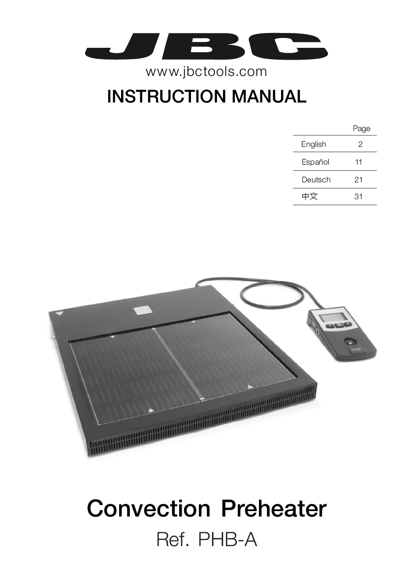 JBC PHB A MANUAL