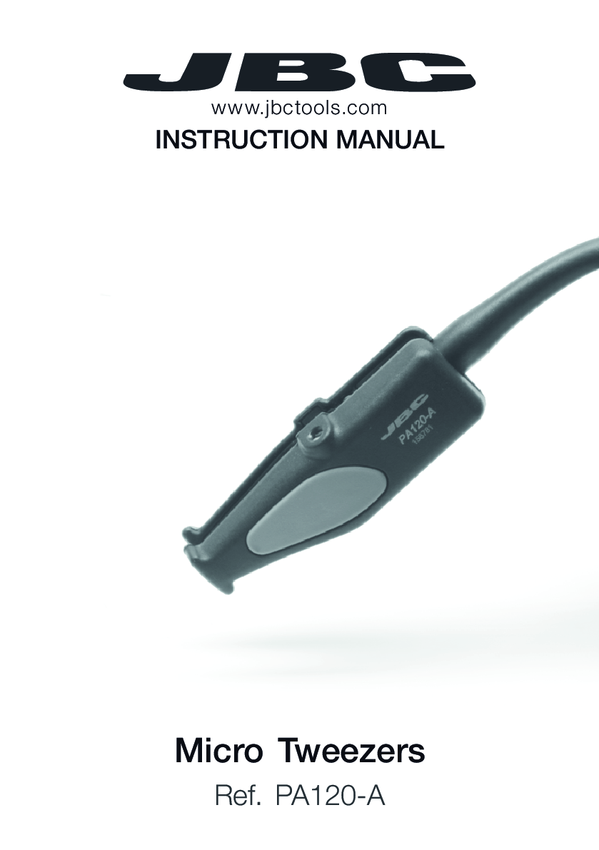 JBC PA A MANUAL