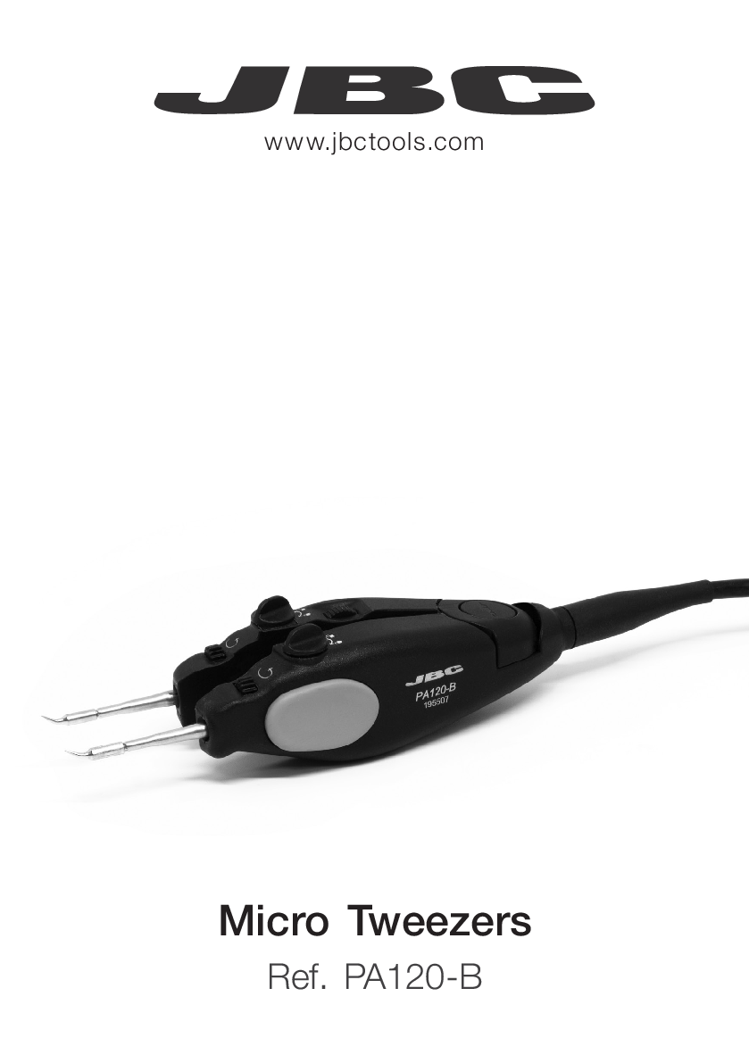 JBC PA120 B MANUAL