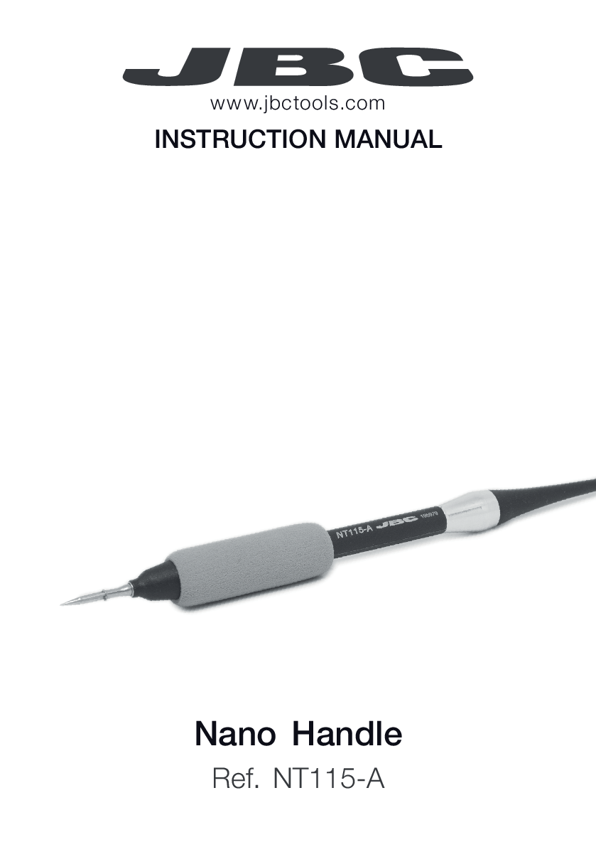 JBC NT115 A MANUAL