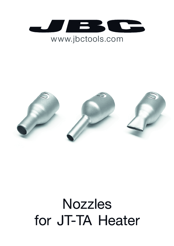 JBC NOZZLES MANUAL