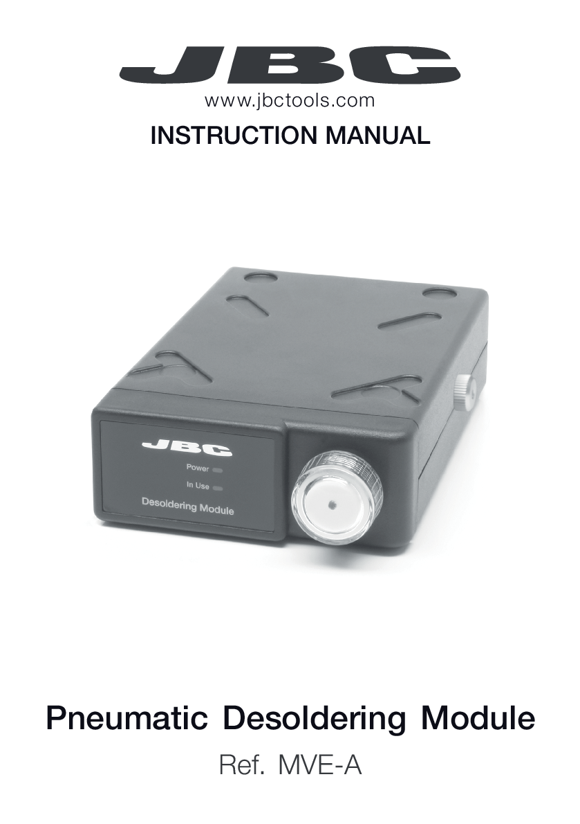 JBC MVE A MANUAL