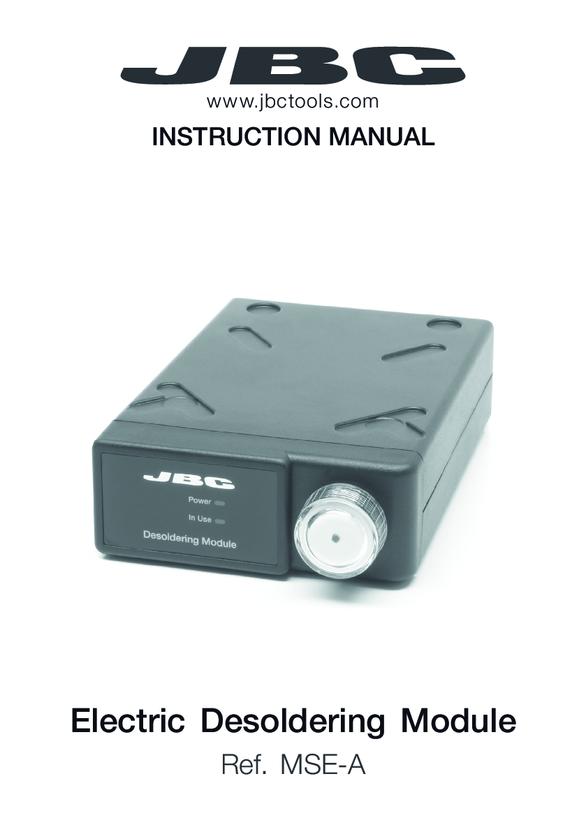 JBC MSE A MANUAL
