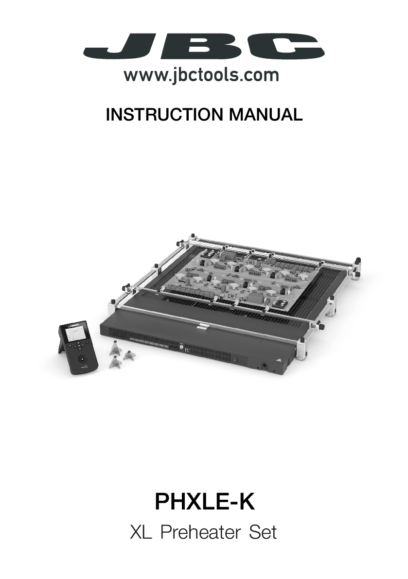 JBC MANUAL PHXLE PREHEATER SET