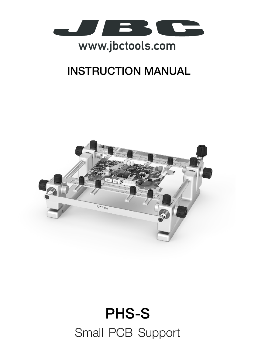 JBC MANUAL PHS SA PREHEATER SUPPORT