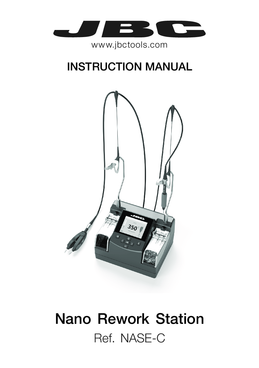 JBC MANUAL NASE NANO REWORK STATION