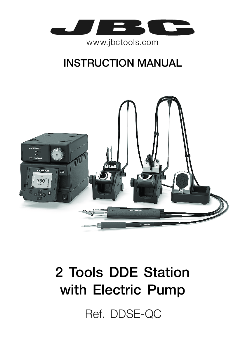 JBC MANUAL DDSE STATION ELECTRIC