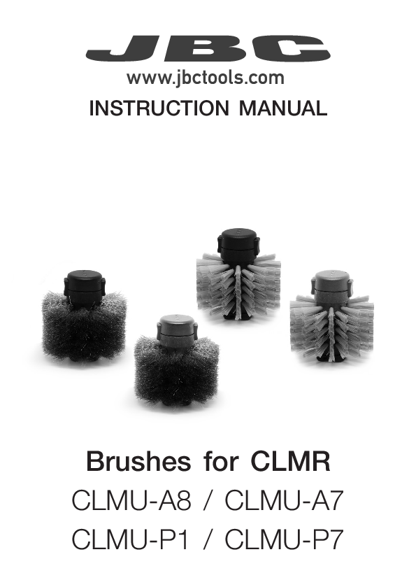 JBC MANUAL BRUSHES CLMU CLMR TIP