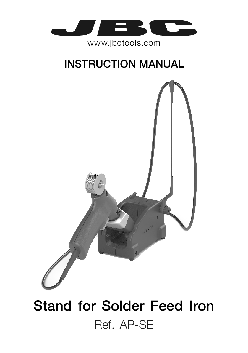 JBC MANUAL AP STAND SOLDER FEED IRON