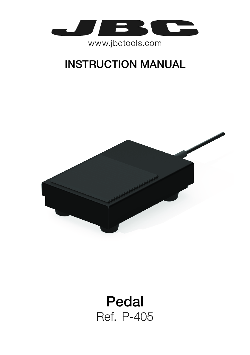 JBC P405 MANUAL