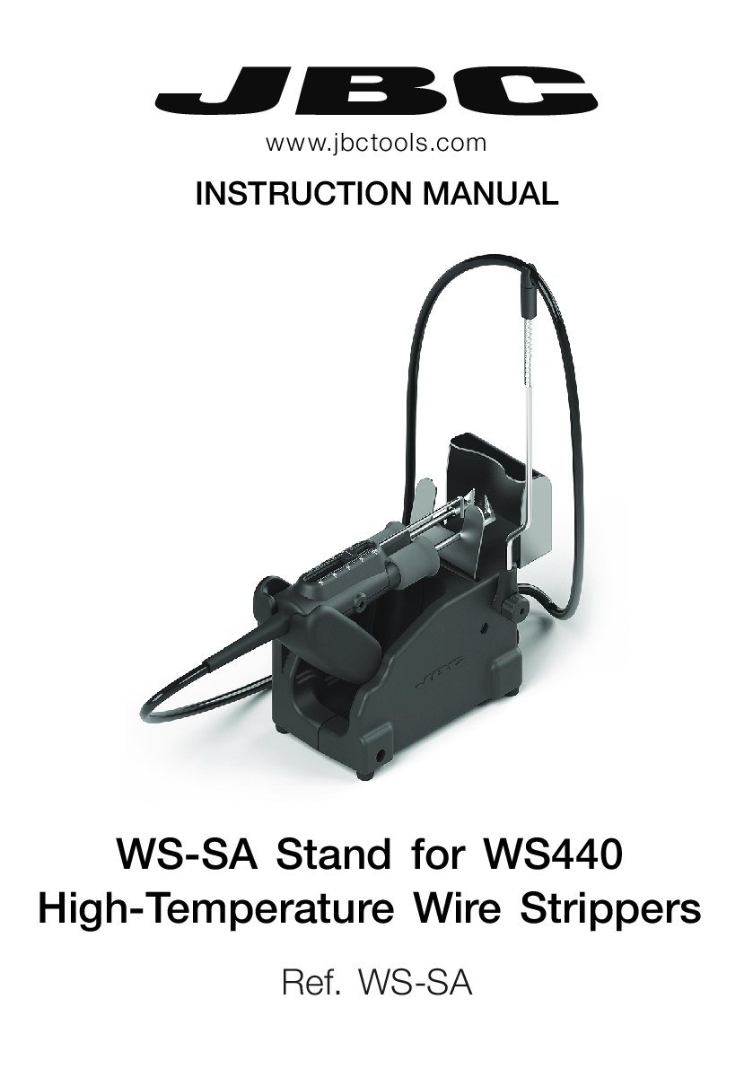 JBC WS SA Handpiece/Stand Manual