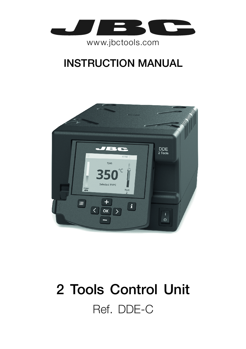 JBC DDE C MANUAL