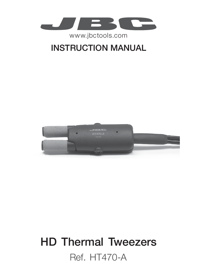 JBC HT470 A MANUAL