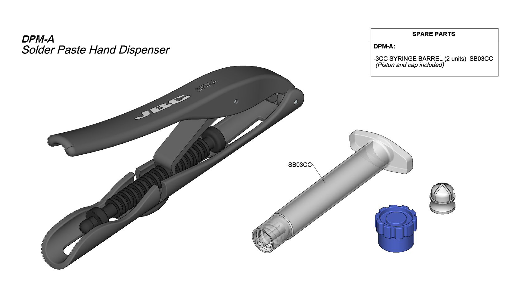 JBC DPM A EXPLODED VIEW