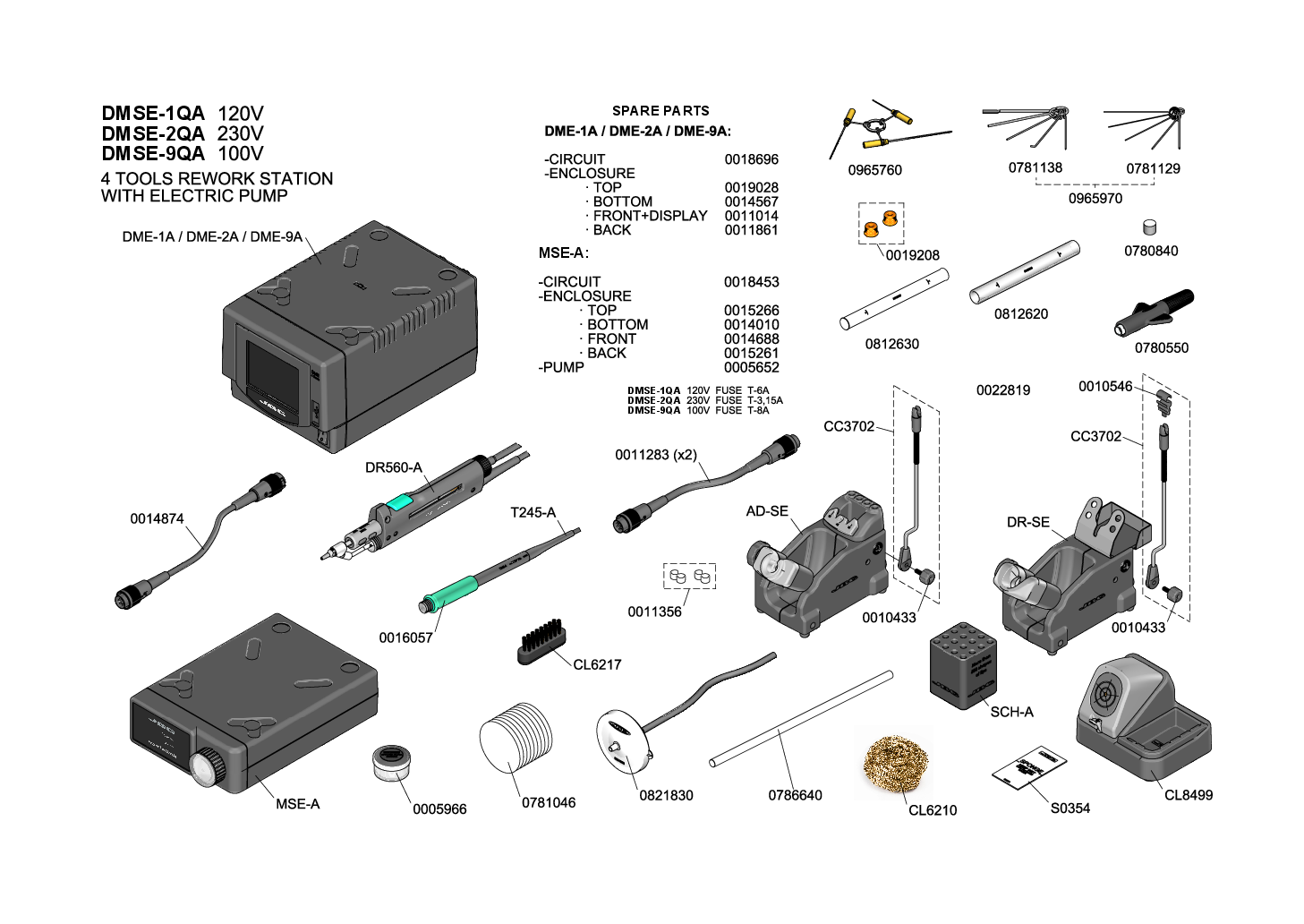 JBC DMSE QA EXPLODED VIEW