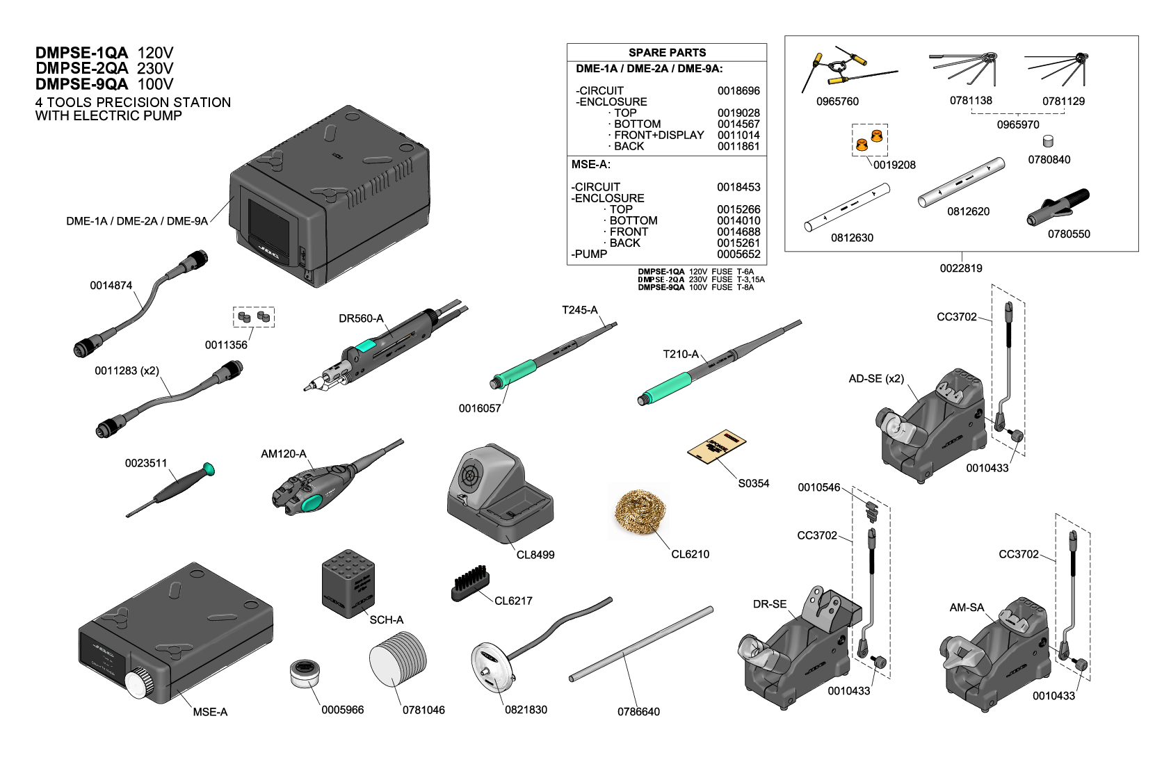 JBC DMPSE Q EXPLODED VIEW