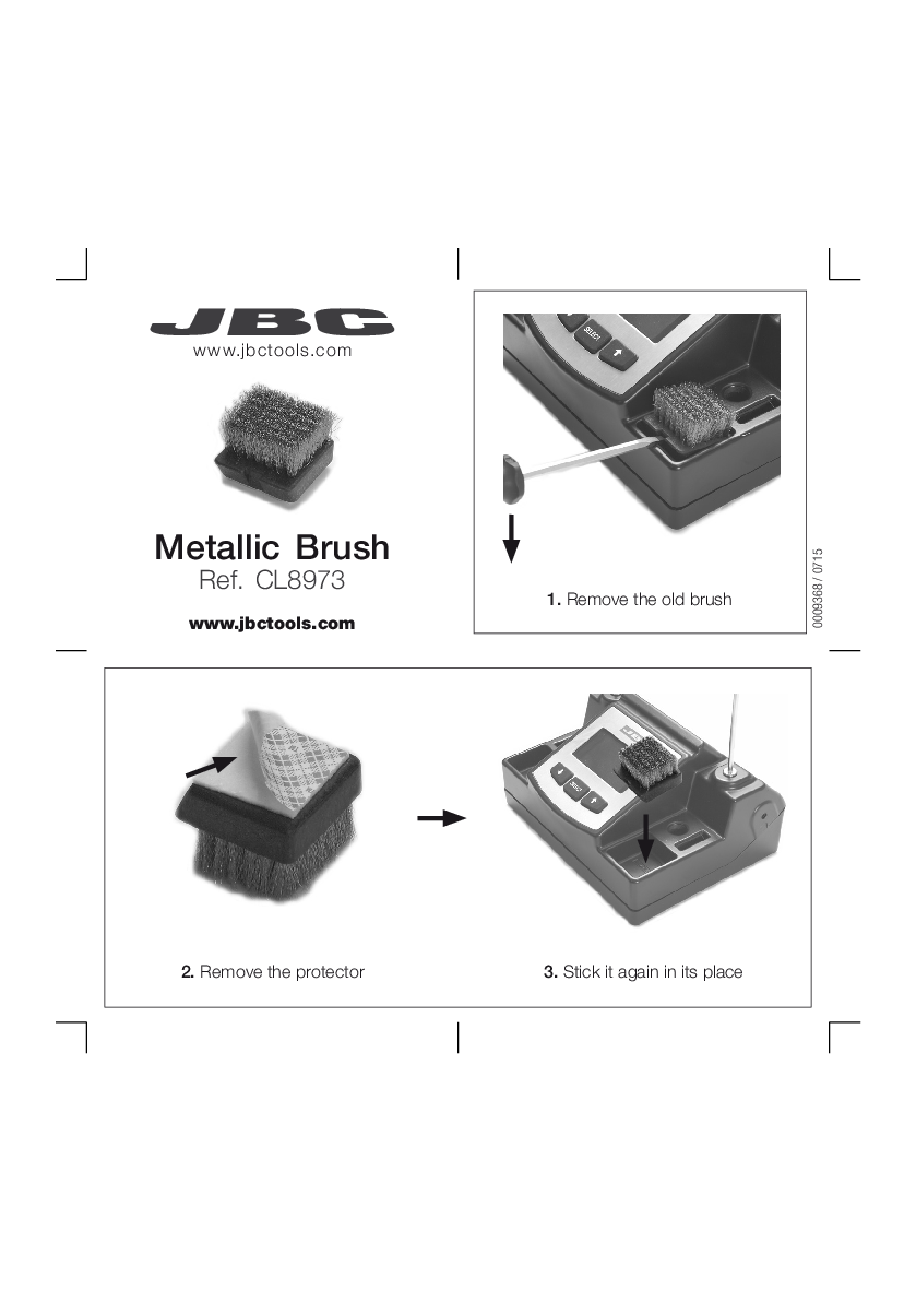 JBC CL8973 MANUAL