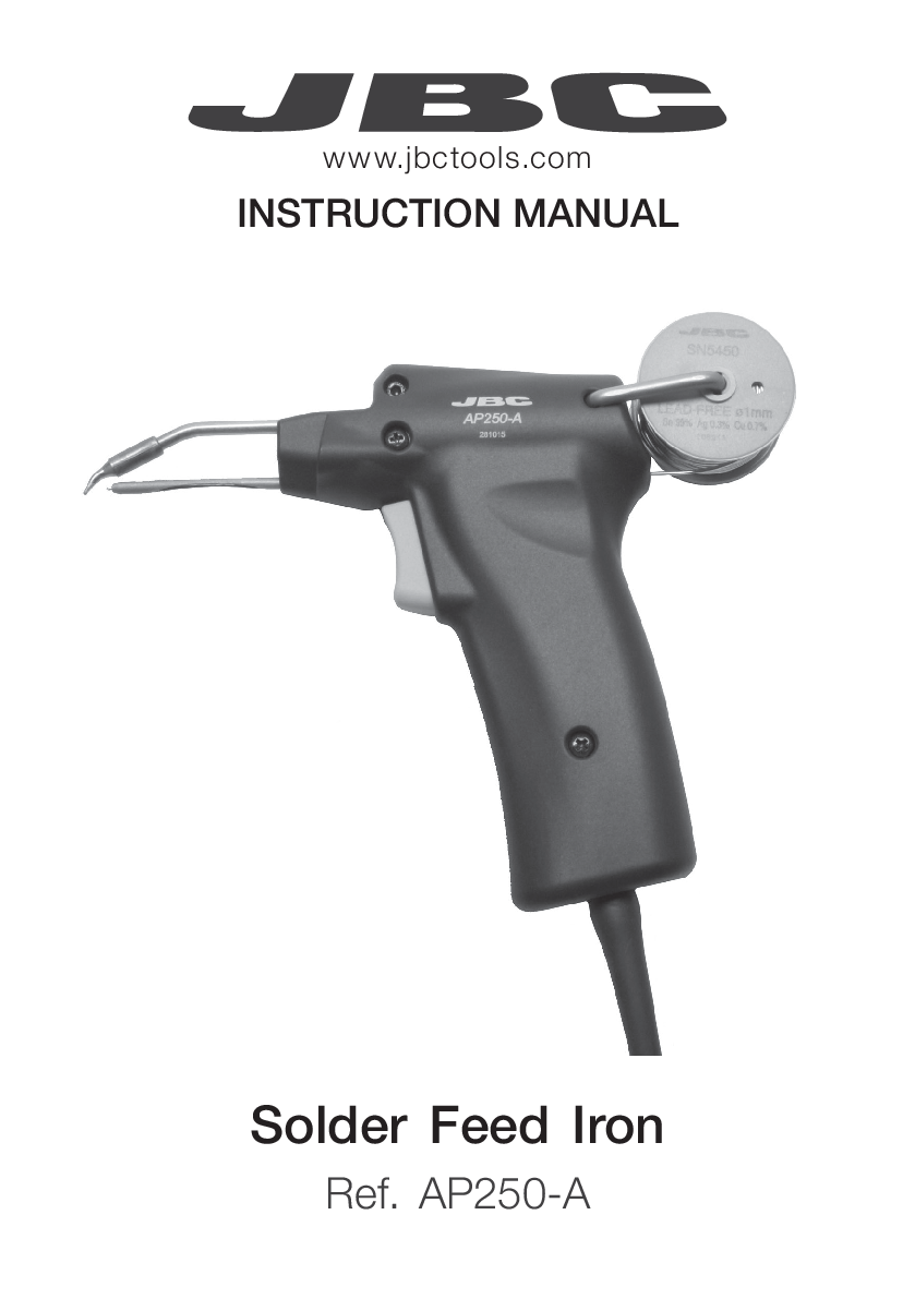JBC AP250 A MANUAL