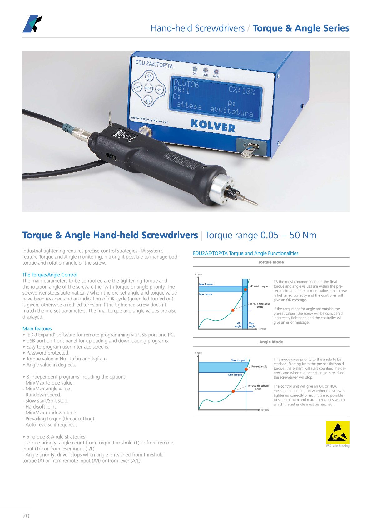 TATorque and Angle Series Catalogue