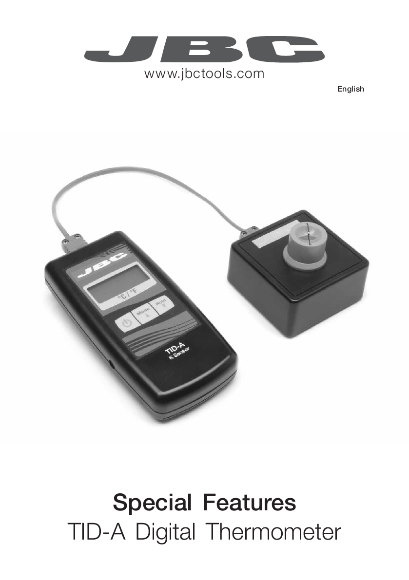 JBC TID Special Features Manual
