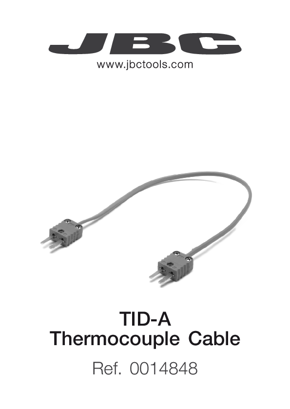 JBC TID Cable Manual