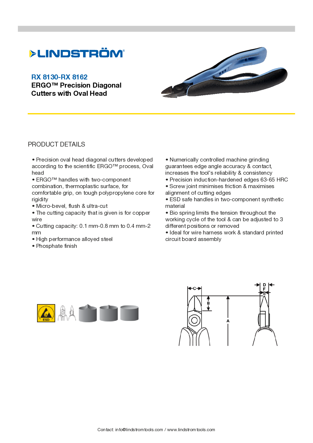 Lindstrom RX8130-RX8162 Catalogue
