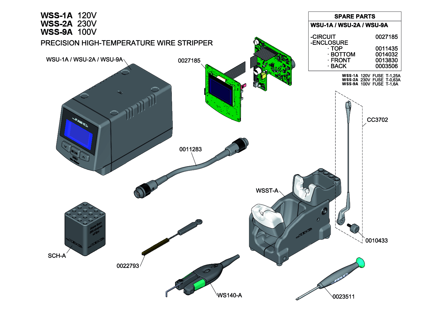 JBC WSS Exploded View