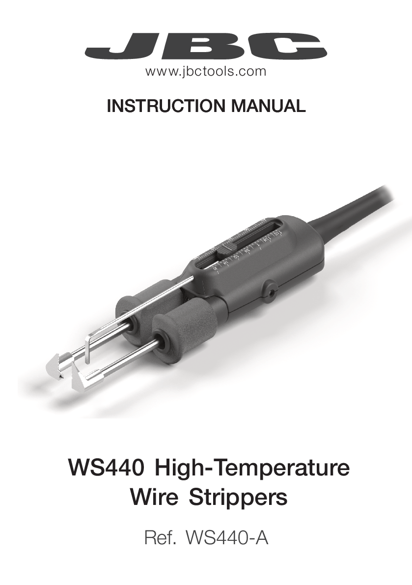 JBC WS440 A MANUAL
