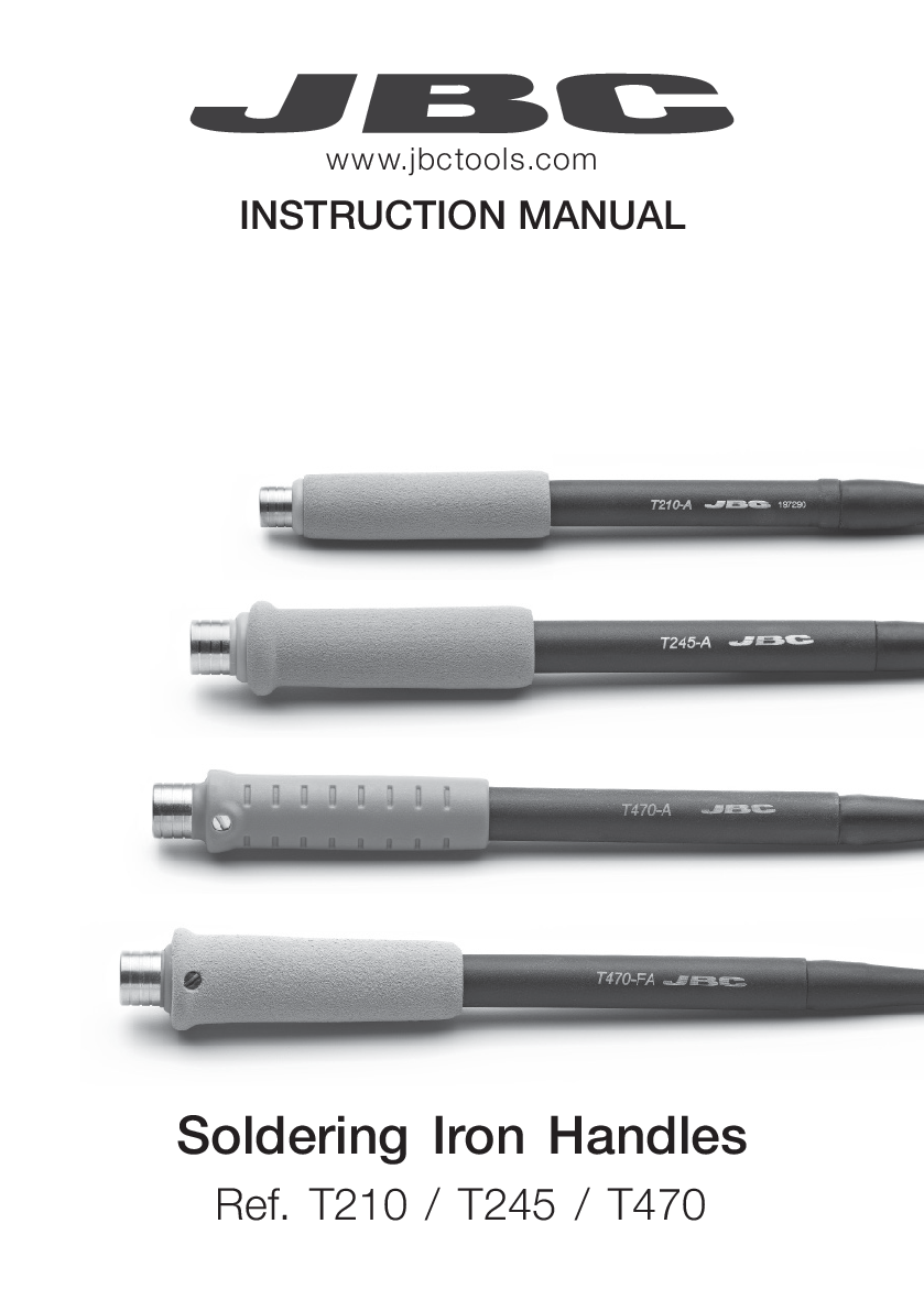 JBC T210 T245 MANUAL