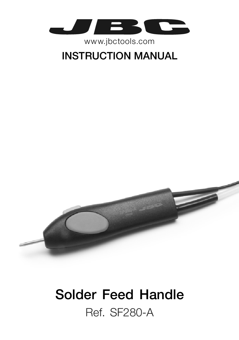 JBC SF280 A MANUAL