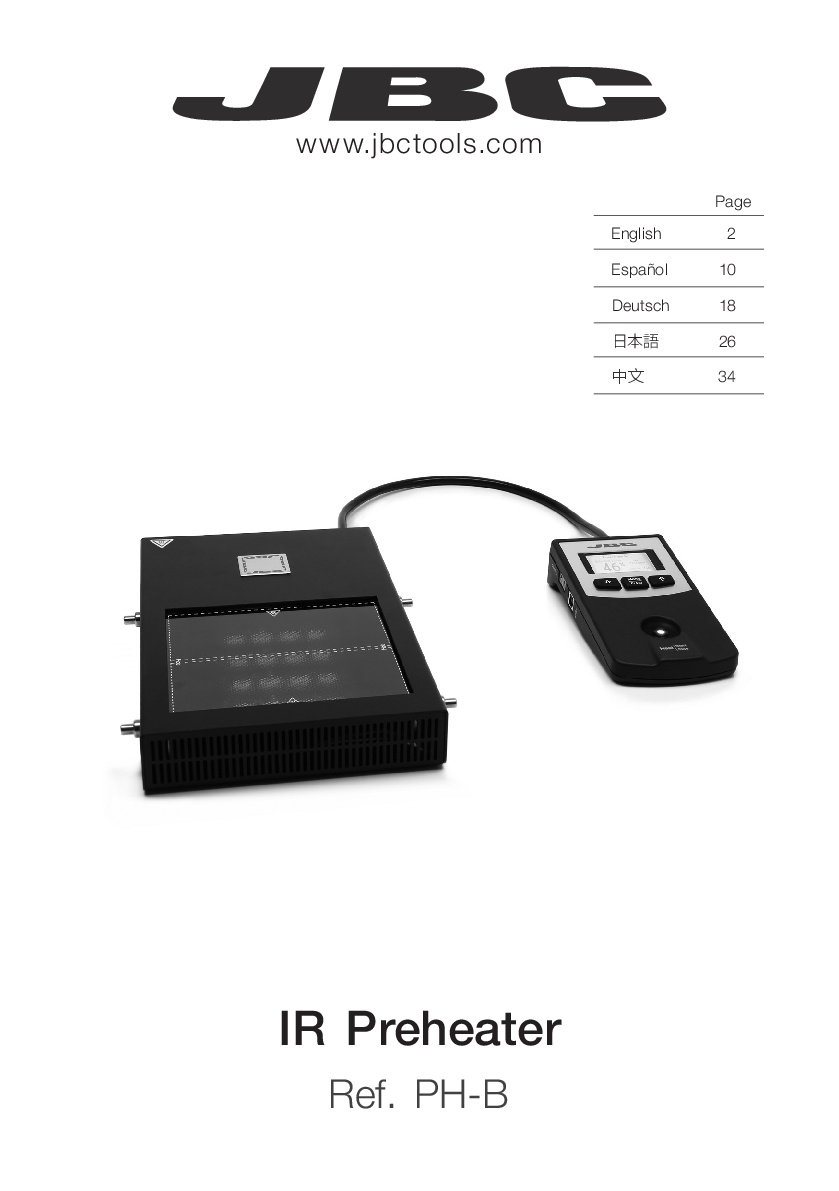 JBC PH B MANUAL